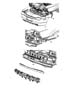 Diagram Fascia, Rear. for your 2000 Chrysler 300 M