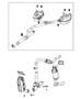 Diagram Exhaust System 3.6L [3.6L Mid V6 Engine]. for your 2014 Jeep Wrangler