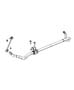 Diagram Stabilizer Bar, Front. for your 2004 Chrysler 300 M