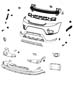 Diagram Fascia, Front. for your 2004 Chrysler 300 M