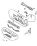 Cowl, Dash Panel, and Related Parts. Diagram