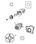 Diagram Crankshaft, Crankshaft Bearings, Damper And Flywheel 3.6L [3.6L V6 VVT Engine]. for your Dodge Durango