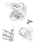 Diagram Battery Tray and Support. for your 2003 RAM 1500