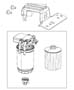 Diagram Fuel Filter and Fuel/Water Separator. for your 1997 Jeep Cherokee