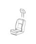 Diagram Front Seat - Split - Trim Code [V9]. for your 2003 Chrysler 300 M