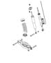 Diagram Rear Shocks, Spring Link. for your 2008 Jeep Wrangler