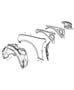 Diagram Front Fenders. for your 2007 Dodge Avenger