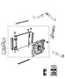 Radiator and Rleated Parts. Diagram