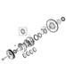 Crankshaft, Crankshaft Bearings, Damper And Flywheel 3.0L Diesel [3.0L V6 Turbo Diesel Engine]. Diagram