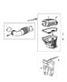 Diagram Air Cleaner for your 2003 Chrysler Town & Country LX