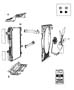 Diagram Radiator and Related Parts. for your 2024 Jeep Wrangler