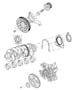 Diagram Crankshaft, Crankshaft Bearings, Damper And Flywheel 2.8L Diesel [2.8L I4 TURBO DIESEL ENGINE]. for your 2007 Jeep Compass