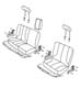 Diagram Crew Cab - Split Seat - Trim Code [M9] [MJ]. for your 2003 Chrysler 300 M