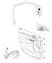 Diagram Front Door Trim Panels. for your 2001 Chrysler 300 M