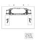 Diagram Radiator Support. for your 2004 Chrysler 300 M