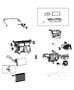 Diagram A/C and Heater Unit. for your 2007 Dodge Avenger