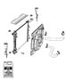 Diagram Radiator and Related Parts Gas,3.6L, [3.6L V6 VVT Engine]. for your 2007 Dodge Durango