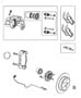 Brakes, Rear Disc. Diagram