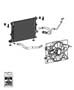 Diagram Radiator and Related Parts. for your 2014 Jeep Grand Cherokee OVERLAND