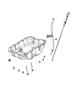 Engine Oil Pan, Engine Oil Level Indicator And Related Parts 2.0L [2.0L I4 DOHC WGE Engine]. Diagram