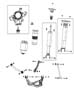 Diagram Suspension, Rear Quadra-Lift-Air and  Rear Load Leveling for your 2012 Jeep Wrangler RUBICON