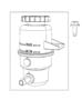 Power Steering Reservoir. Diagram