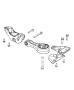 Engine Mounting Rear FWD 2.4L [2.4L I4 DOHC 16V DUAL VVT ENGINE]. Diagram