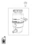 Power Steering Reservoir. Diagram