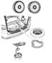 Diagram Spare Wheel Stowage. for your 2021 RAM 1500 Special Service Crew Cab