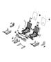 Diagram Second Row - Adjusters, Recliners and Shields - Quad Seats. for your Chrysler 300 M