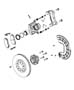 Diagram Brakes, Front. for your 2019 Jeep Wrangler