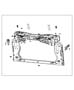 Diagram Radiator Support for your 2012 RAM 1500 Express Std Cab