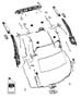 Diagram Convertible Hard Top [VRO] Attaching Parts. for your Chrysler