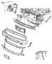 Diagram Fascia, Front. for your 2014 Jeep Compass SPORT 2.4L I4 M/T 4X4