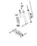 Diagram Rear Shocks, Spring Link. for your 2001 Chrysler 300 M