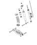 Diagram Rear Shocks,Spring Link. for your 2001 Chrysler 300 M