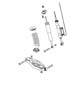 Diagram Rear Shocks,Spring Link. for your 1998 Jeep Wrangler