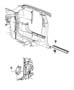 Image of SUPPORT. Footrest. Left. [Active T/Case w/Frt. image for your 1999 Chrysler 300  M 