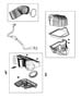 Diagram Air Cleaner. for your Chrysler 300 M