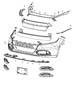 Diagram Fascia, Front. for your 2004 Chrysler 300 M