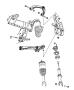 Diagram Suspension, Front, DS 6. for your 2003 Chrysler 300 M