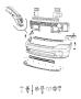 Diagram Fascia, Front, Body Color. for your 2004 Chrysler 300 M