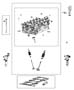 Diagram Cylinder Head 2.0L [2.0L I4 DOHC Engine]. for your 2013 Dodge Dart