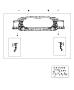 Diagram Radiator Support for your 2004 Chrysler 300 M