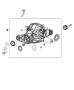 Diagram Axle Assembly and Components. for your 2020 Dodge Durango SRT Hellcat