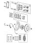 Diagram Brakes, Front. for your 2003 Chrysler 300 M