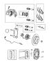 Diagram Brakes, Rear. for your 2001 Chrysler 300 M