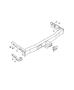 Diagram Tow Hooks and Hitch, Rear. for your 1997 Jeep Wrangler