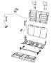 Diagram Rear Seat - Bench - Trim Code [F7]. for your 2004 Chrysler 300 M