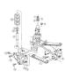 Diagram Suspension, Front, 2WD for your Dodge Ram 2500